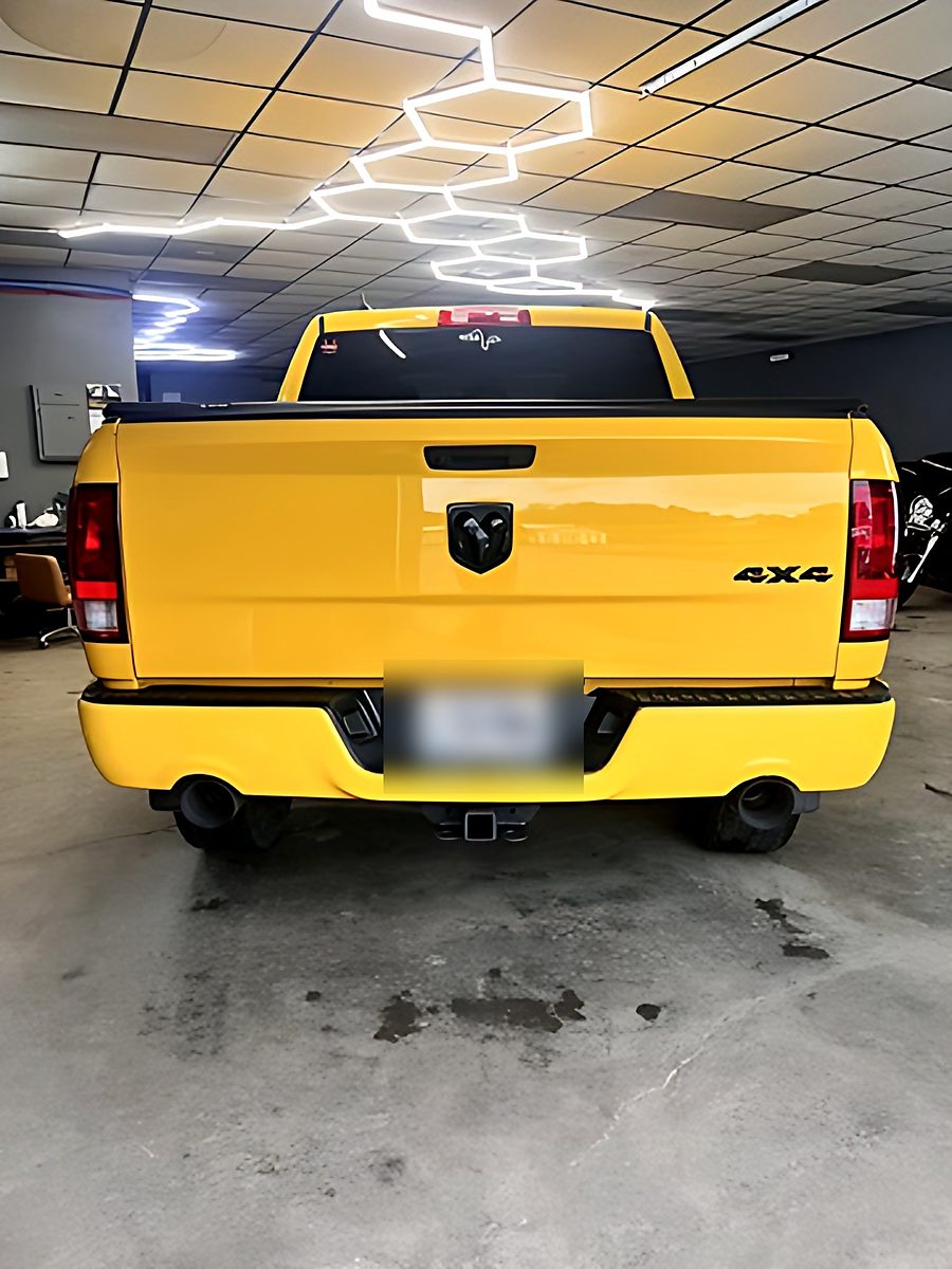 Yellow Ram rear view