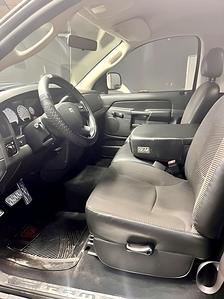 Detailed truck interior