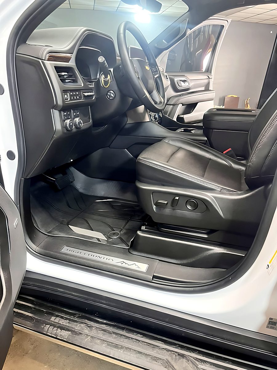 Clean truck interior