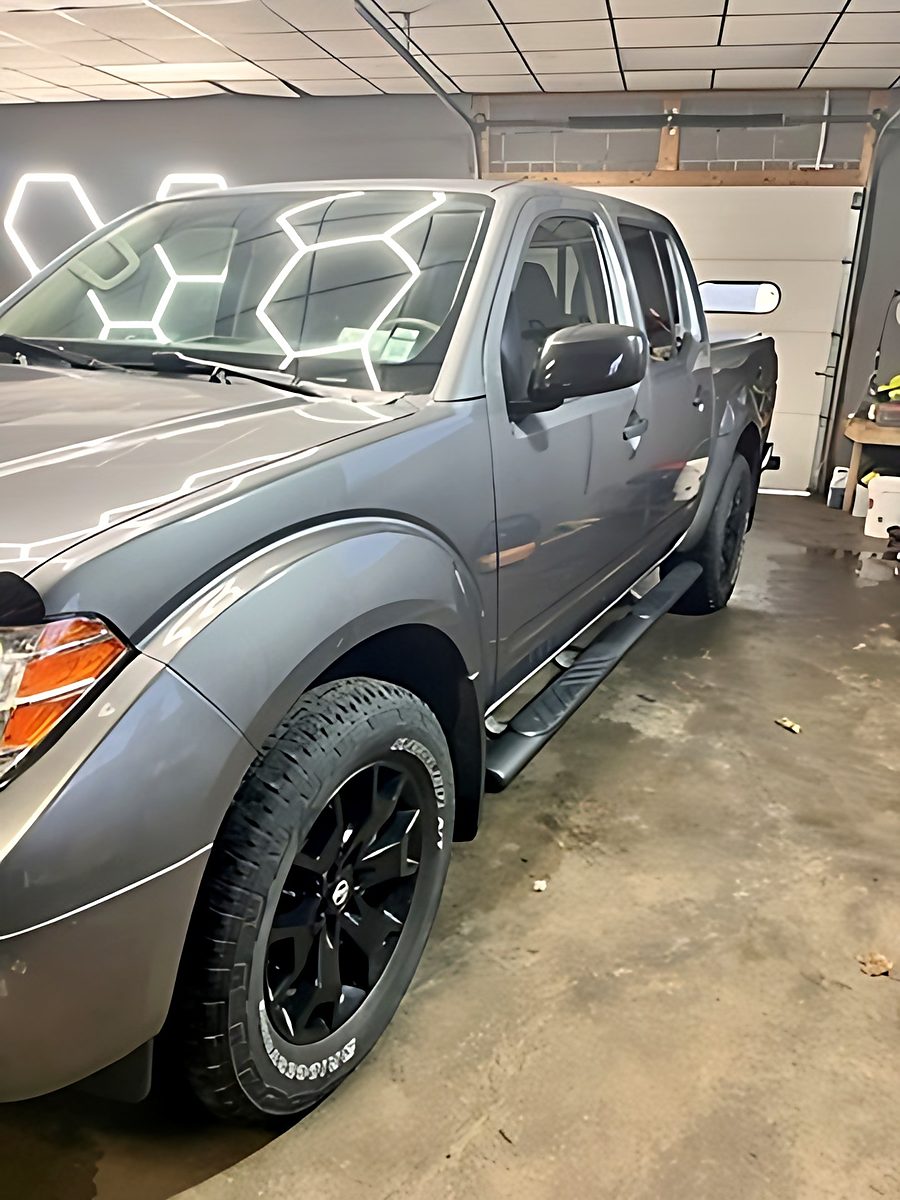 Grey Nissan Frontier