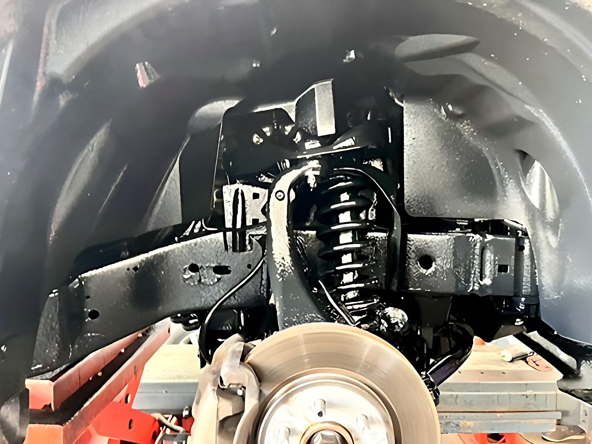 Front suspension work