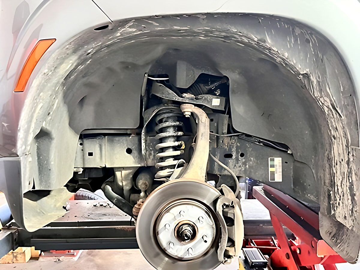 Suspension and brake work on the lift
