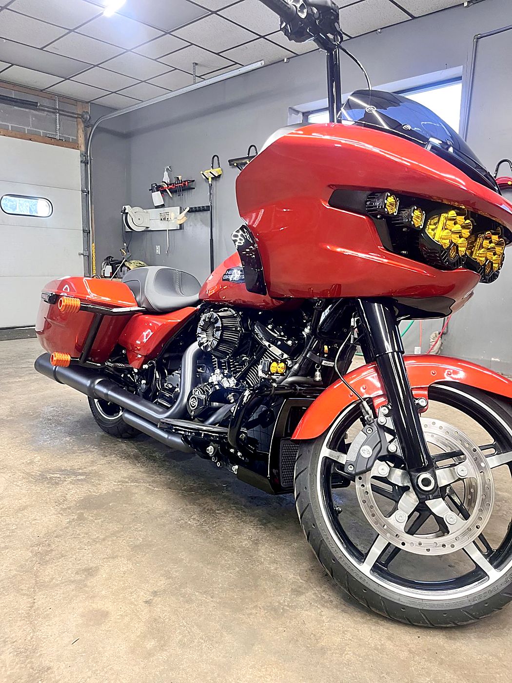 Red Harley-Davidson Road Glide