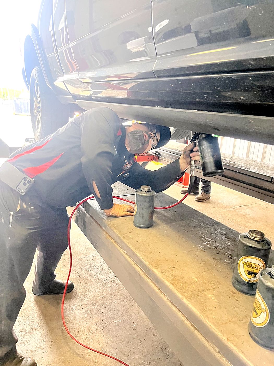 Undercoating work