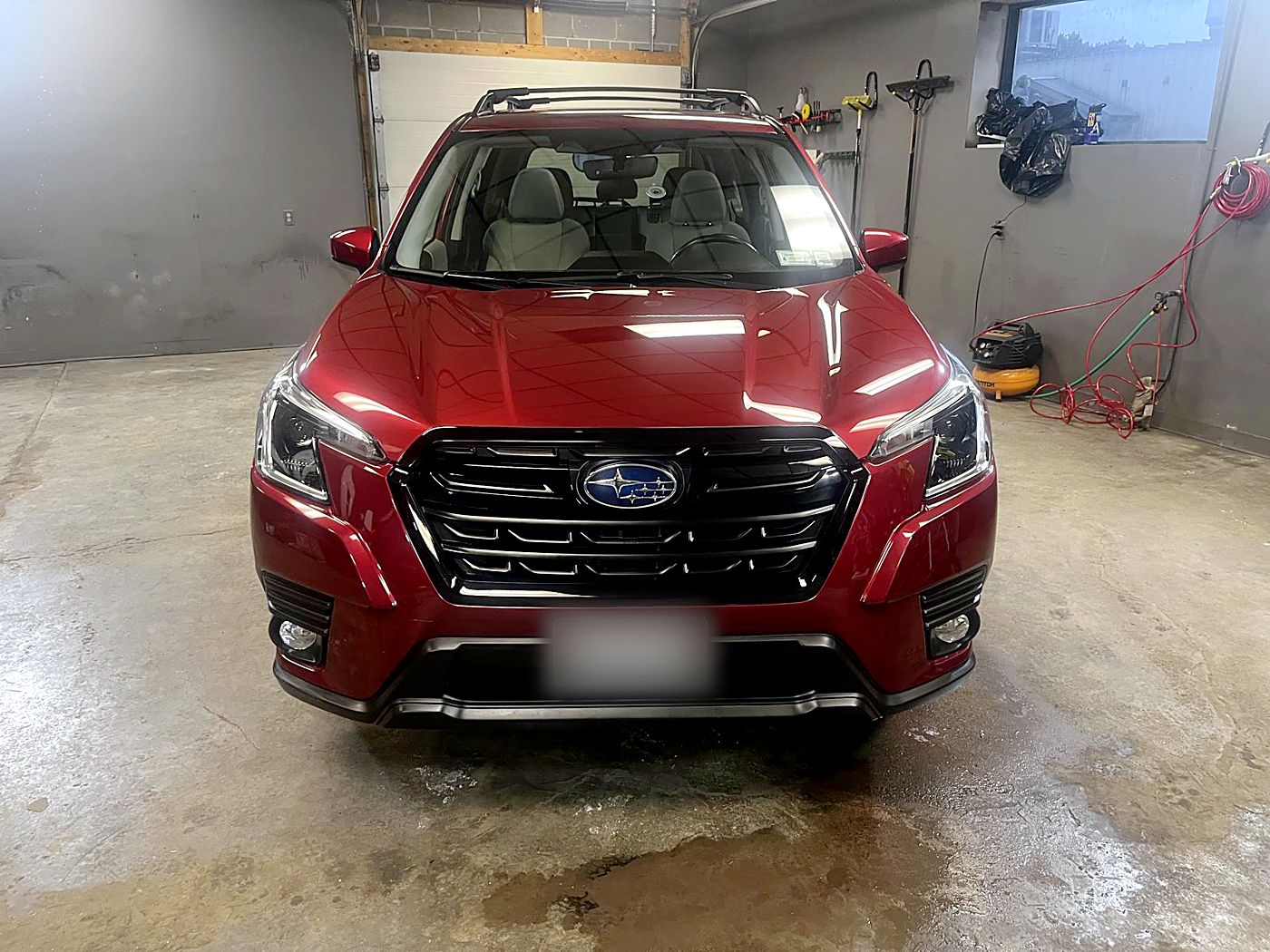 Red Subaru Forester