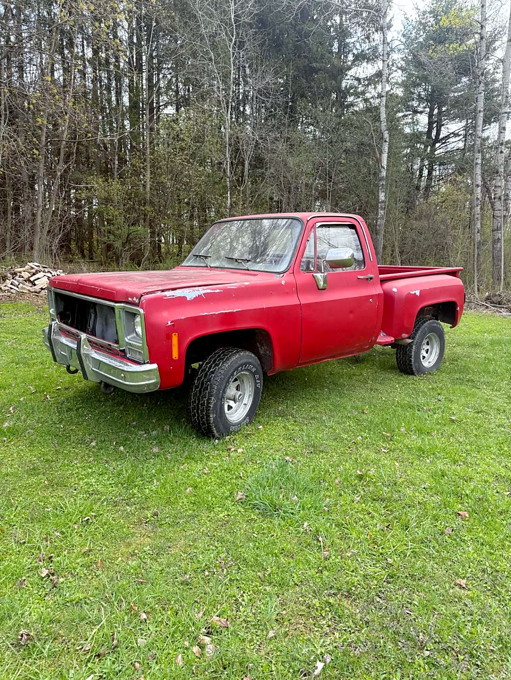 The 1978 GMC before the rebuild