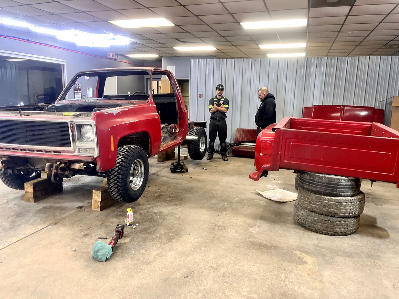 Family truck going back together